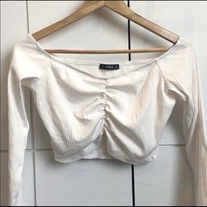 Shein crop shirt, size L